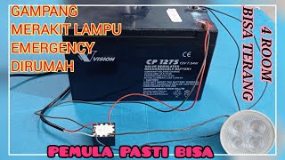 TUTORIAL PEMBUATAN LAMPU EMERGENCY SEDERHANA otomatis  ON/OFF #PART 1 #BY Junior repair