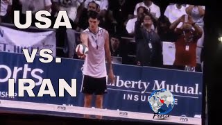 Ey Iran Song at volleyball (USA Vs IRAN) in California