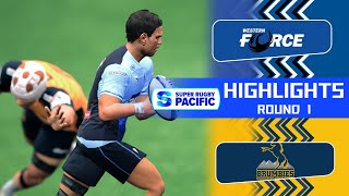 Western Force vs Brumbies I Super Rugby 2024 I Round 1 Highlights - Rugby Challenge 4