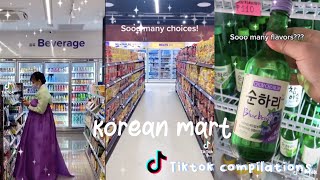 Korean mart shopping (I LOVE KOREAN FOOD SO MUCH) | TikTok Compilations |