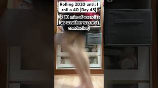 Rolling 2D20 until I roll a 40 (Day 45)