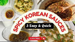 Spicy Korean Sauces 🌶️ 🥵 | Must try Korean Sauces & How to use them | Foodiemoody ​⁠