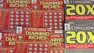 Scratch Cards from national lottery ASMR ♦️♦️