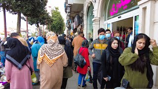 IRAN Nowruz 1401 Street Walking a Day before Nowruz 2022 Rasht People celebrate 4k نوروز