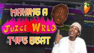 How to make a Juice WRLD Type Beat | FL Studio