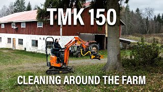 TMK 150 On A Small Excavator