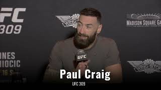 Paul Craig full pre-fight media day interview