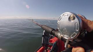 Kayak Fishing at Long island Sound