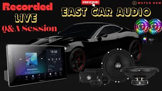 Recorded Live Q&A Session: Car Customization Insights with East Car Audio | Oct 16 | Part 1