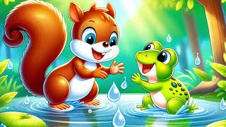 Children's Song: Cute Little Brown Squirrel #kidsvideo #kidsongs #kids