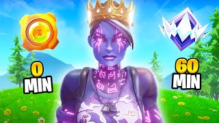 How High Can I RANK UP In 1 Hour? (OG Fortnite)