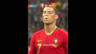 Portugal vs Spain (CR7 Hat trick) | FIFA World Cup 2018 #youtube #football #shorts