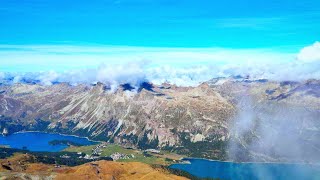 【スイス愛犬旅】サンモリッツ&コルヴァッチ展望台の大絶景！&ユリア峠