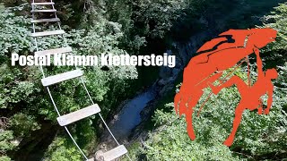 nástup na Postal Klamm klettersteig