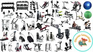 Gym Equipment name and picture in English