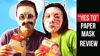 Mei Li Twins Review of "Yes to" Bubbling Paper Masks