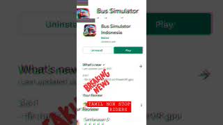 🎉😎BUSSID 3.7 UPDATE 💥🎉🛣🚦TAMIL NON STOP RIDERS 🚦🛣#bussid #bussimulatorindonesia #update3.7 #tamil