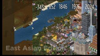 Evolution of a TheoTown city (East Asian Edition)