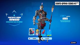 FORTNITE nos regala un CODIGO de CLUB DE FORTNITE ABRIL para TODOS en FORTNITE! SKIN ARES CODE!