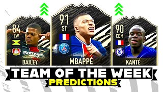 FIFA 21 | EARLY TOTW 9 PREDICTIONS 😱🔥 TEAM OF THE WEEK CONTENDERS FT. MBAPPÉ, KANTÉ & BAILEY ✅