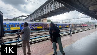 Ernakulam South Railway Station, Kerala , India | Indian Railway | 4K Asmr | Nomad Ambience