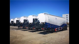 China New Powder Tank Bulk Tank Cement Trailer For Sale.