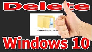 How To Delete Windows.Old Folder In Windows 10