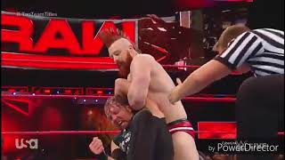 wwe_raw tag-team match seth rollins & dean ambrose vs.cesaro & sheamus,4 December, 2017