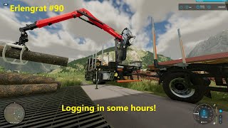 Timber Transport Time! | Hauling wood | ERLENGRAT #90 | Alpine Dairy Farm | Farming Simulator 2022