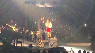 #Giorgia e #Mengoni duettano #Neve, live at Forum