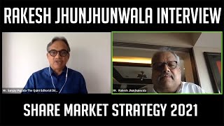 Rakesh Jhunjhunwala Interview | Share Market Strategy 2021 Everyone Must See Interview