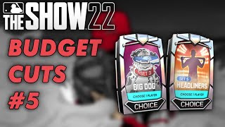 Big Dog Set 3 Packs! Team Revamp! MLB the Show 22 Budget Cuts