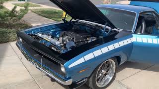 1970 Barracuda 392 Hemi Walk Around and Cold Start