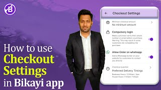 How To use Checkout Settings in Bikayi App ?