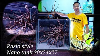 hardscape natural rasio style tank nano 30x24x27 part1