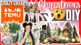 CRAZY CHEAP HIGH END CHRISTMAS DIY | SAVE MONEY WITH TEMU  | TEMU DIY | #temureview