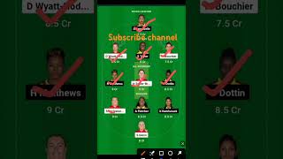 ENG W vs WI W Dream 11 Prediction  | ENG W vs WI W Dream 11 Team #shorts #trending #youtubeshorts