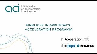 Kundeneinblicke in das AI Acceleration Programm von appliedAI