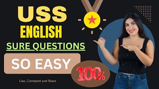 USS Exam 2023 model questions English⧸USS EXAM👌👌