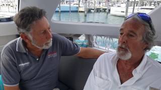 Richard Ward meets with SW1000 owner at the 2017 Miami Boat Show