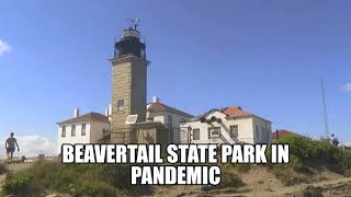 Beavertail State Park in pandemic.