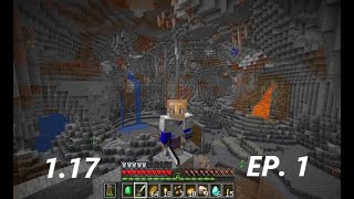 SURVIE 1.17 épisode 1 : ON DECOUVRE LE GAMEPLAY DANS LES MEGA CAVES !