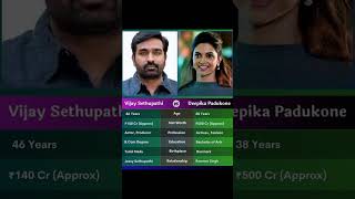 Vijay sethupathi 🆚 Dipika Padukone