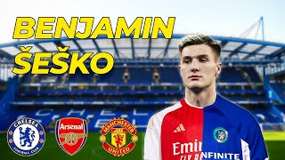 Benjamin Sesko : Best Goals & Skills | Which Club Can Sign With Him? Chelsea, Arsenal or Man United!