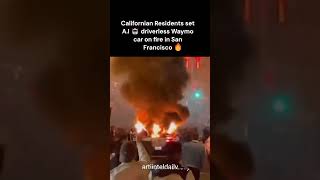 🌉🔥San Francisco Chaos: Mob Clash with Cars! #california #driving #ai #cars #viral