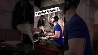 Syncopated Triplet Drum Groove #triplets #drums #groove