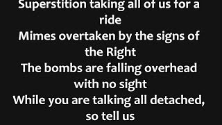 System of a Down - Tentative lyrics