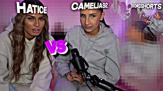 camelia92 joue à un jeu avec hatice et son frere (pendant son live twitch)