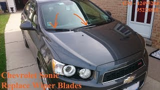 Chevrolet Sonic - Replace Wiper Blades