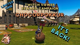 Chocorpokkur - Mount Showcase | FFXIV Twitch Viewer Reward Campaign